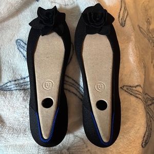 Rothy’s the Petal Square black flat - super cute! 🌸